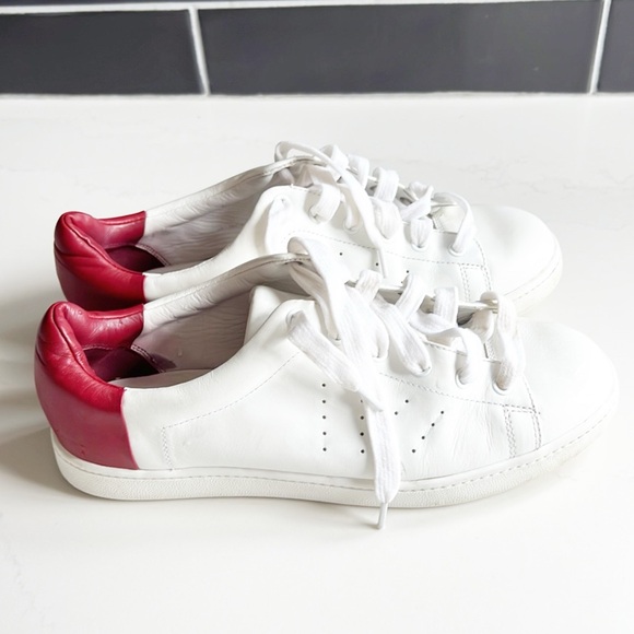 Vince Leather Sneakers - Picture 4 of 11